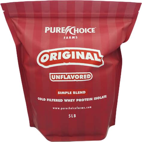 Amazon Pure Choice Unflavored Whey Protein Isolate Powder G