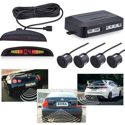 Jk Car Parking Sensors Led Car Backup Reverse Radar Kit With Digital