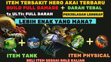 Item Akai Tersakit Dan Terkuat Di Mobile Legends Terbaru Akai Darah