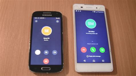 TamTam Incoming Call Outgoing Call At The Same Time Sony Xperia E5