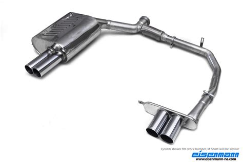 Eisenmann Sport Exhaust With Quad 76mm Tips E39 540i With M Sport Bumper