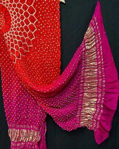 Pure Gaji Silk Makdi Jaal Bandhani Dupatta At Rs 4999 00 Bandhani