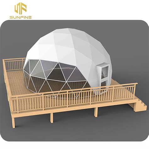 Geodesic Dome Shaped Transparent Glamping Tents Luxury For Sale China