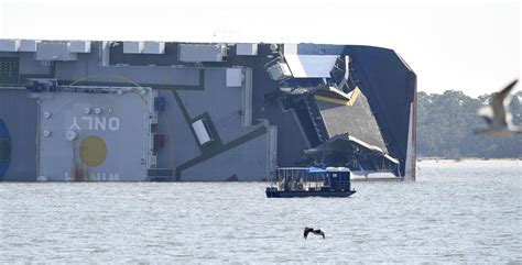 Salvaging, cleanup of Golden Ray shipwreck will require detailed planning | Local News | The ...