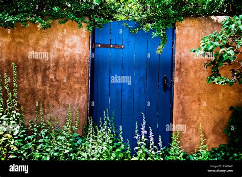 Doorway Of An Old House New Mexico Usa Stock Photo Alamy