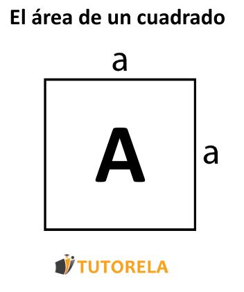 El Rea De Un Cuadrado Tutorela