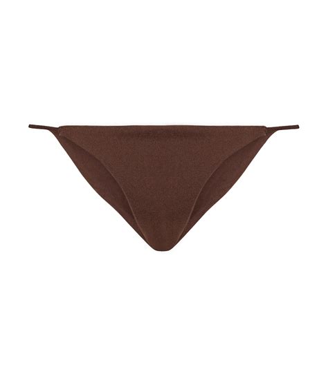 Bare Minimum Bikini Bottoms In Brown Jade Swim Mytheresa