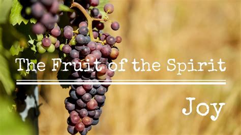 Fruit Of The Spirit Joy