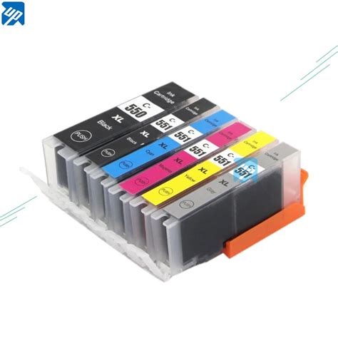 18 X Pgi550 Xl Cli 551 Bk C M Y Gy Compatible Ink Cartridge For Canon