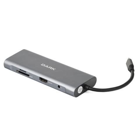 Dark Usb Type C N Ethernet Hdmi Tf Sd Kart Okuyucu Usb