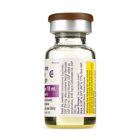 Testosterone Cypionate 200mg Ml Mdv 10ml Vial Mcguff