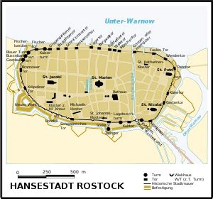 Rostocker Stadtbefestigung Wikipedia Hansestadt Rostock Rostock