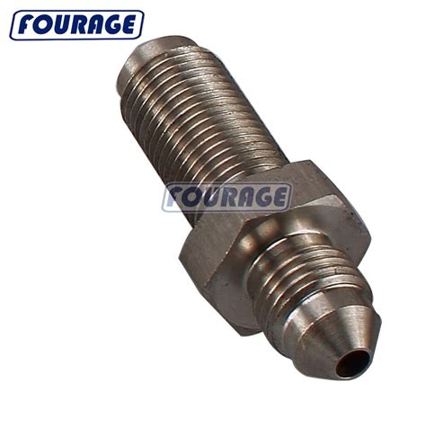 Auto Parts Stainless Steel Bulkhead Brake Fittings Straight An3 Male To