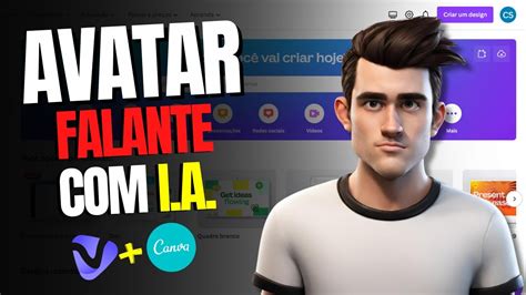 Como Criar um AVATAR FALANTE CANVA e I A Inteligência Artificial