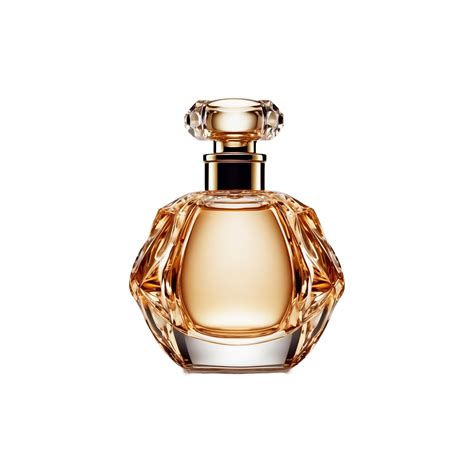 Luxury Elegant Gold Perfume Bottle Glass Isolated On Transparent