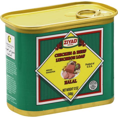 Ziyad Luncheon Loaf Chicken Beef Canned Meat Foodtown