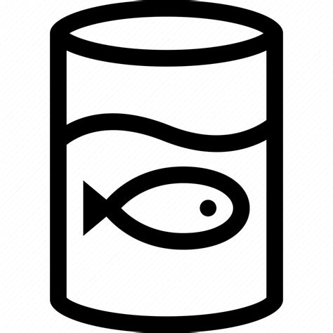 Can Container Fish Food Icon Download On Iconfinder