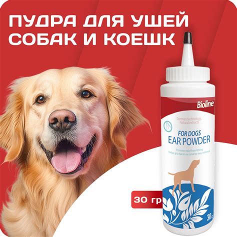 Гигиеническая пудра для ушей собак и кошек Bioline бережно подсушивает ...