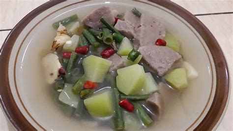 Sayur Asem Bakso Seger Hemat Praktis Dan Bergizi Youtube