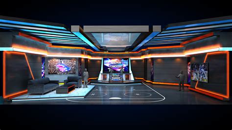 Virtual Studio Set Concept On Behance