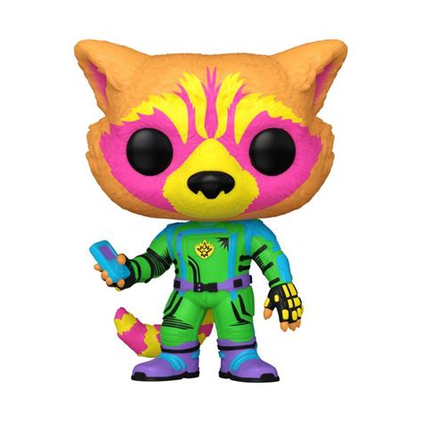 Guardians Of The Galaxy Vol 3 Rocket Blacklight Pop Vinyl Jb Hi Fi