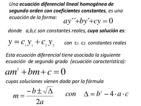 Clase 07 Ecuaciones Diferenciales De Segundo Orden