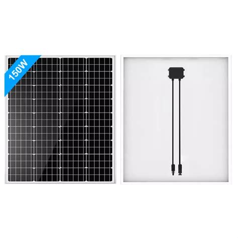 150 WATT 12 Volt Solarmodul Monokristallin Solarpanel Solarzelle