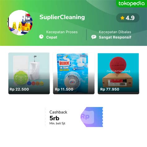 Toko SuplierCleaning Online Produk Lengkap Harga Terbaik Tokopedia