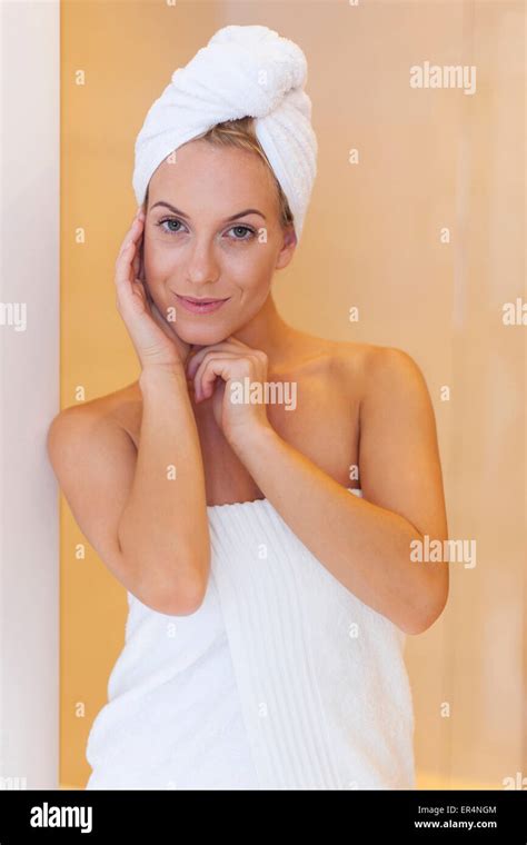 Beautiful Woman After Shower Hi Res Stock Photography And Images Alamy