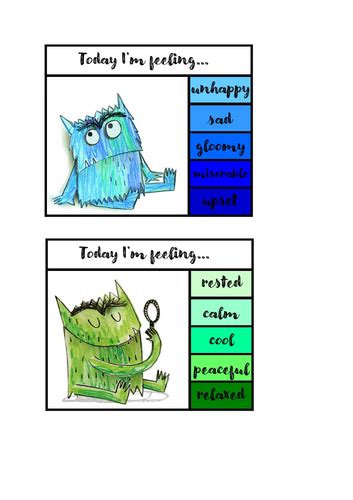 Colour Monster Feeling Display | Teaching Resources