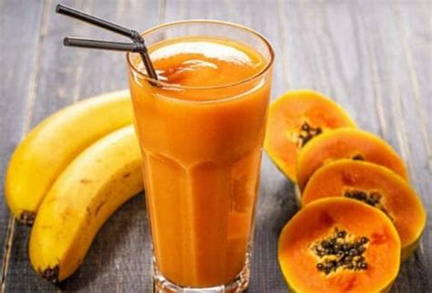 Papaya Banana Smoothie Recipe Awesome Cuisine