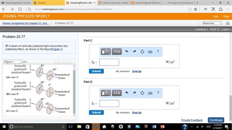 Solved Mastering Physics Homewe Pearson Masteringphysics