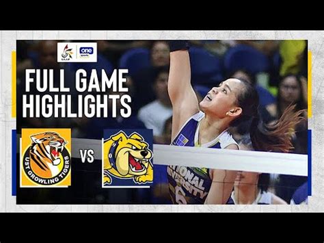 Ust Vs Nu Full Game Highlights Uaap Season Womens Volleyball