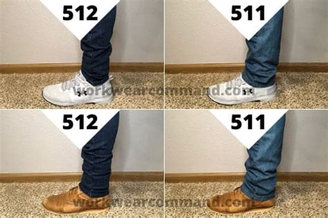 Levis 511 Vs 512 Jeans Compared Whats The Difference Work Wear