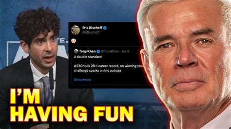 Eric Bischoff Arguing With Tony Khan On Social Media Was Fun 83