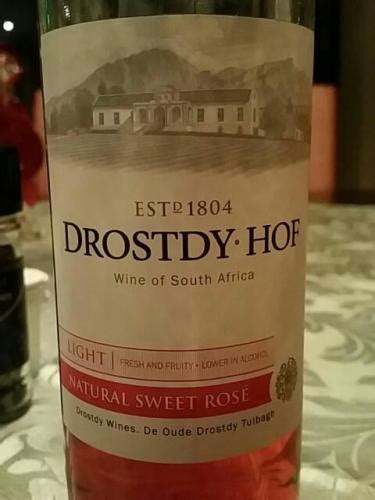 Drostdy Hof Light Natural Sweet Ros Vivino Us