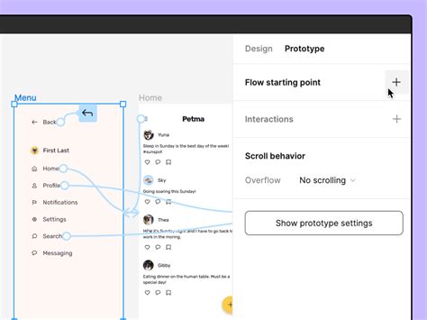 Créer et gérer des flux de prototypes Figma Learn Centre d aide