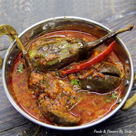 Achari Baingan Recipe Spicy Eggplant Curry Recipe Achaari Baigan