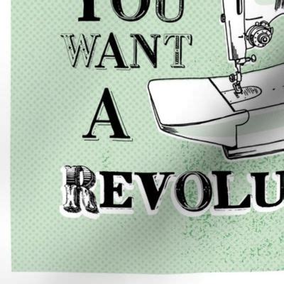 Sew Your Say You Want A Revolution Fabric Spoonflower