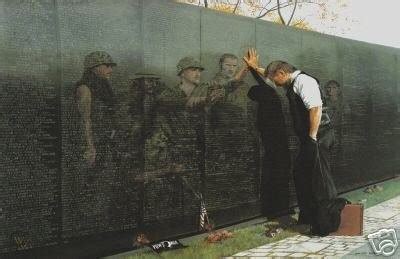 Lee Teter REFLECTIONS Vietnam Memorial Wall Art Print | #32977140