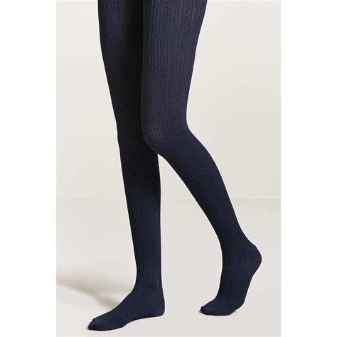 Forever21 Cable Knit Tights 890 Liked On Polyvore Featuring