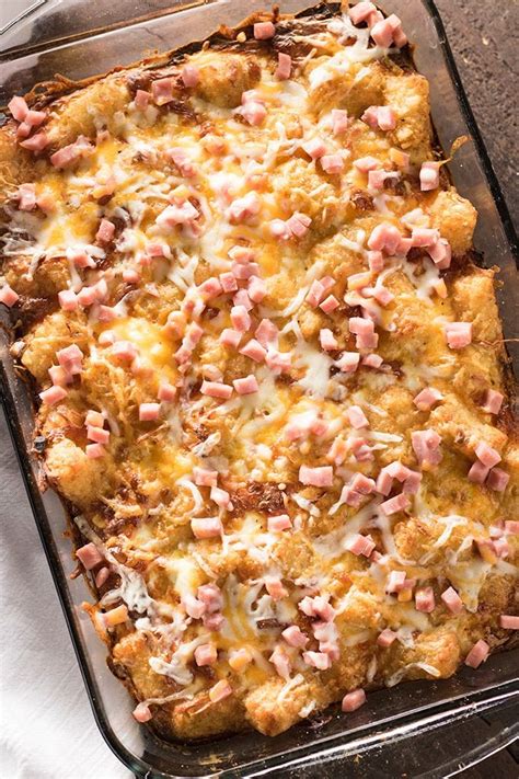 Tater Tot Breakfast Casserole The Salty Marshmallow Recipe Tater