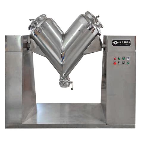 Food And Chemical Industry Stainless Steel Rotary L V Type Mixer