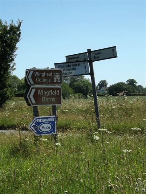 Roadsigns On Top Road Geographer Cc By Sa 2 0 Geograph Britain And