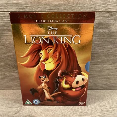 The Lion King Trilogy 1 2 And 3 Movie Collection Dvd Box Set £6 99