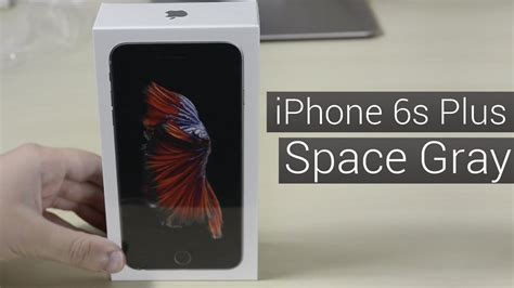 Iphone 6s Plus Space Grey Unboxing And First Look Youtube