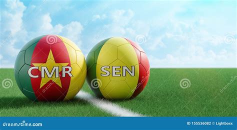 Senegal Vs. Cameroon Soccer Match - Soccer Balls In Senegal And ...