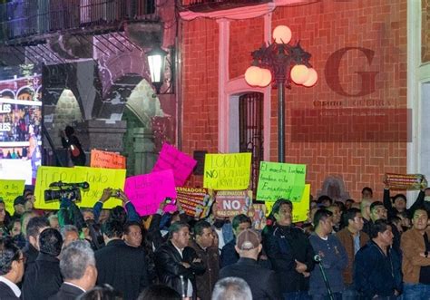 Cumplen Amago Sindicalizados Y Se Manifiestan En Noche Del Grito En Tlaxcala Cuarto De Guerra