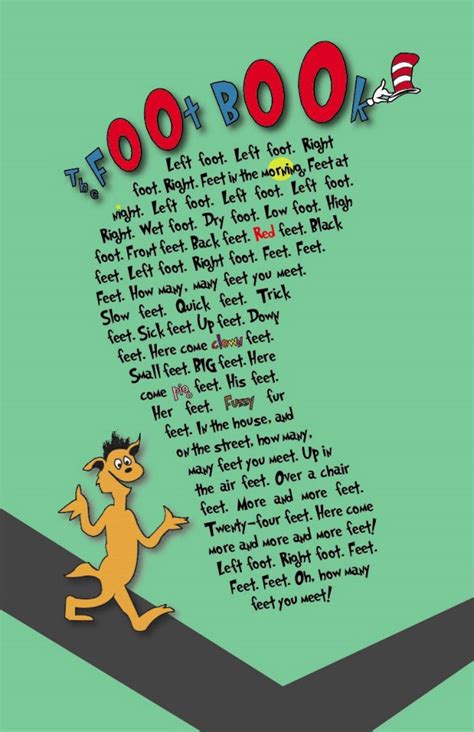 Dr Seuss Foot Book By Beth Price Morrison At