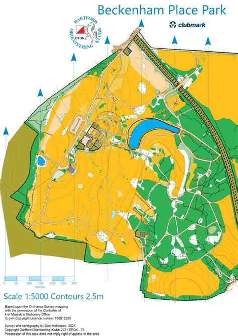 Beckenham Place Park Map Dartford Orienteers